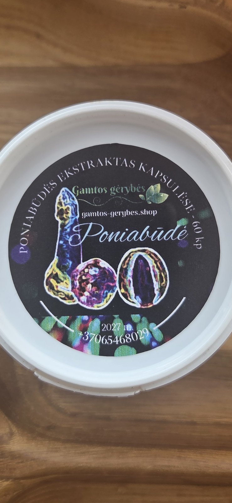 Poniabūdės grybo ekstraktas