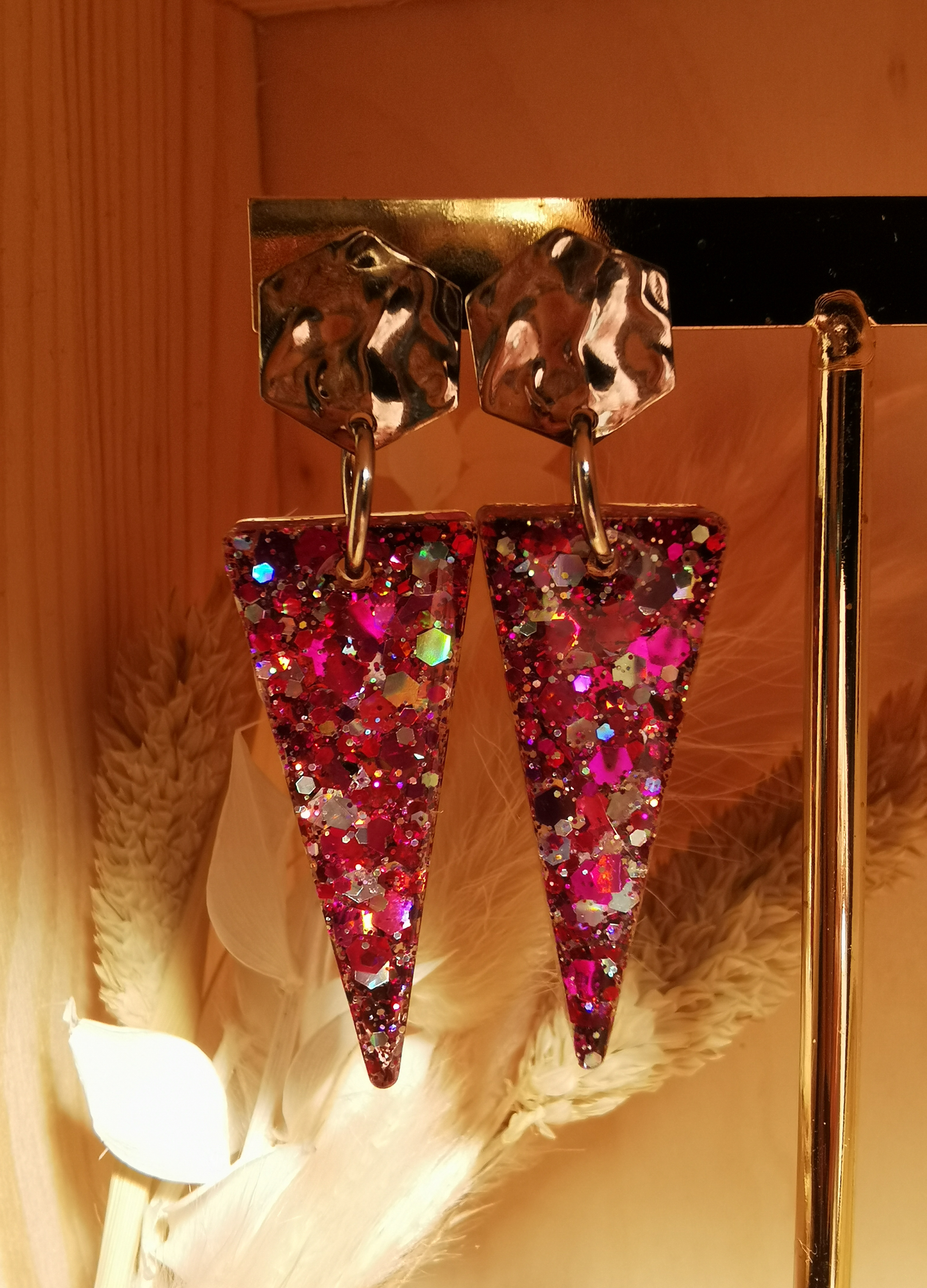 Les grandes "AUDACIEUSES" rose et argent