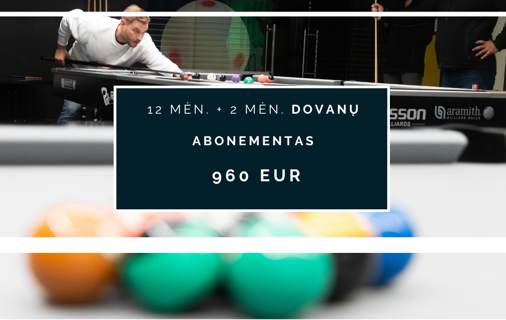 12 mėn. abonementas