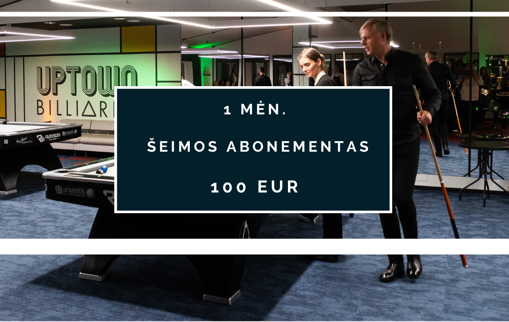 1 mėn. šeimos abonementas