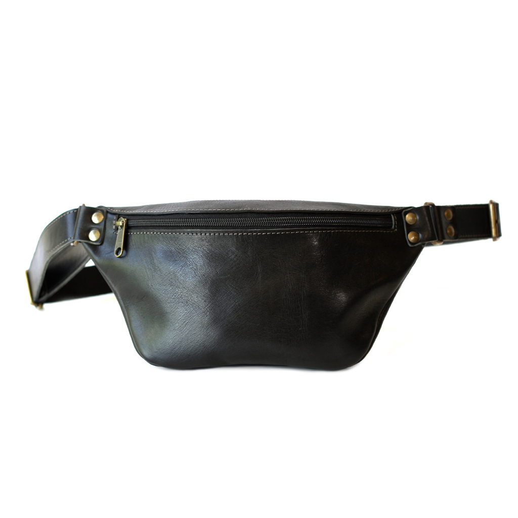 Slim fanny pack - Leather