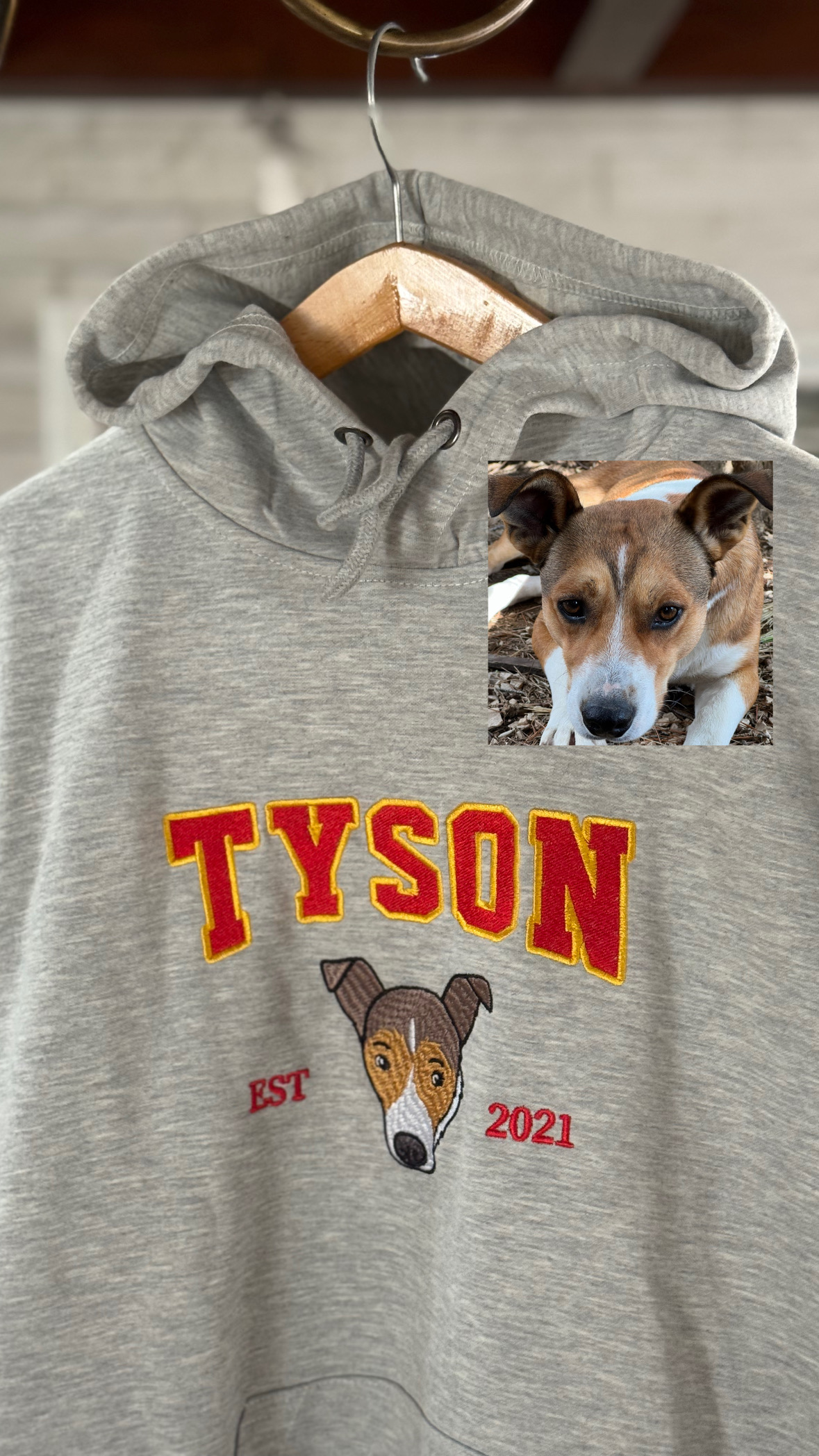 Felpa con Cappuccio - Ricamo personalizzabile