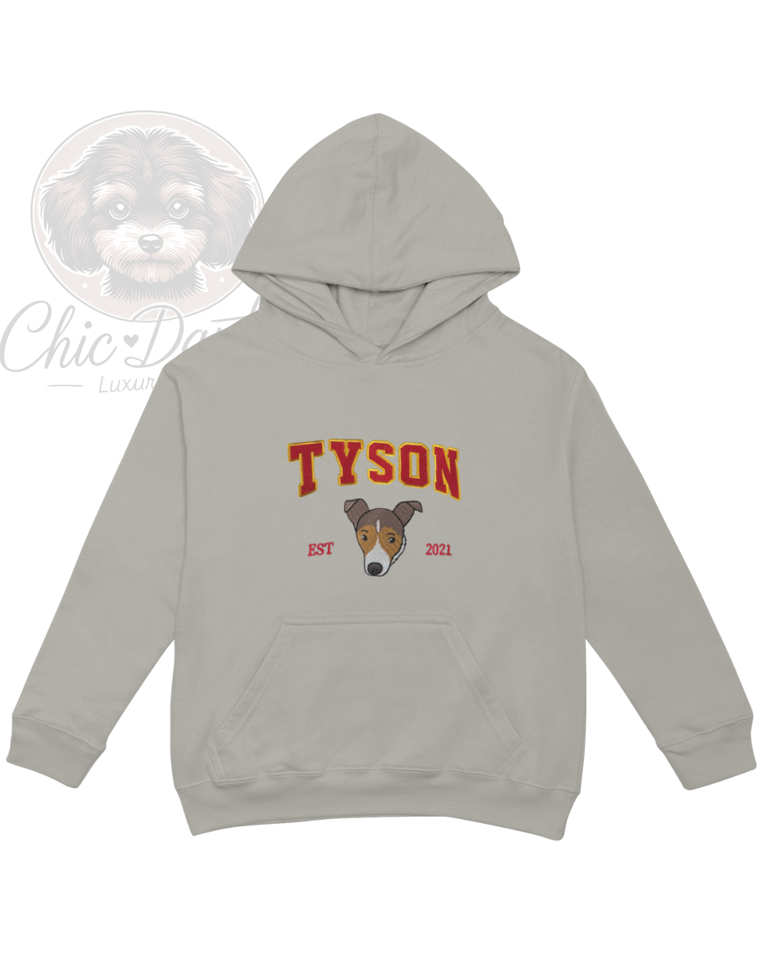 Felpa con Cappuccio - Ricamo personalizzabile