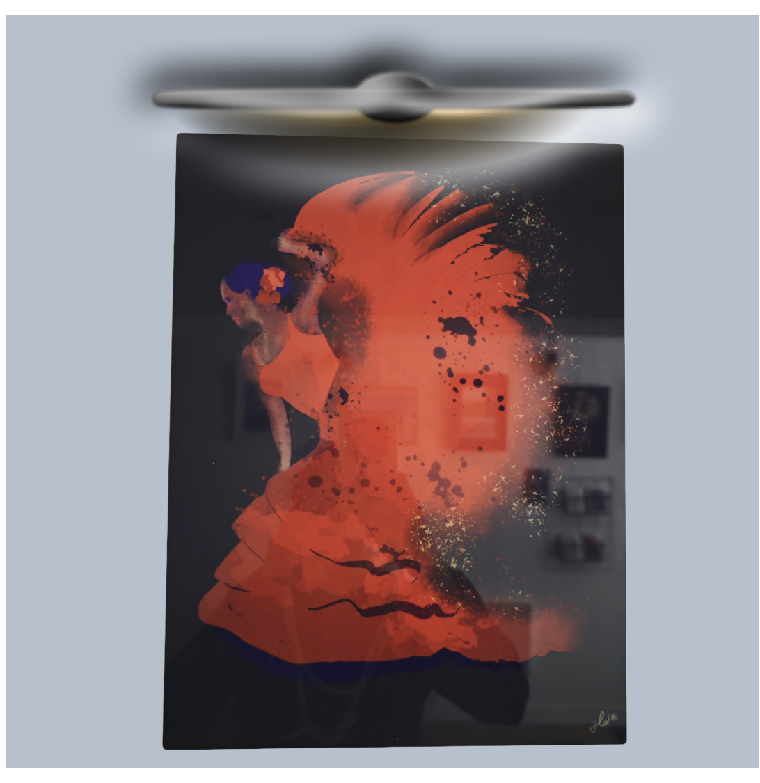 Tableau Plexiglas "Flamenco"