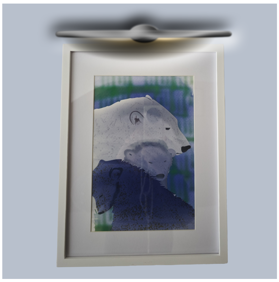 Aquarelle "Moment de tendresse"