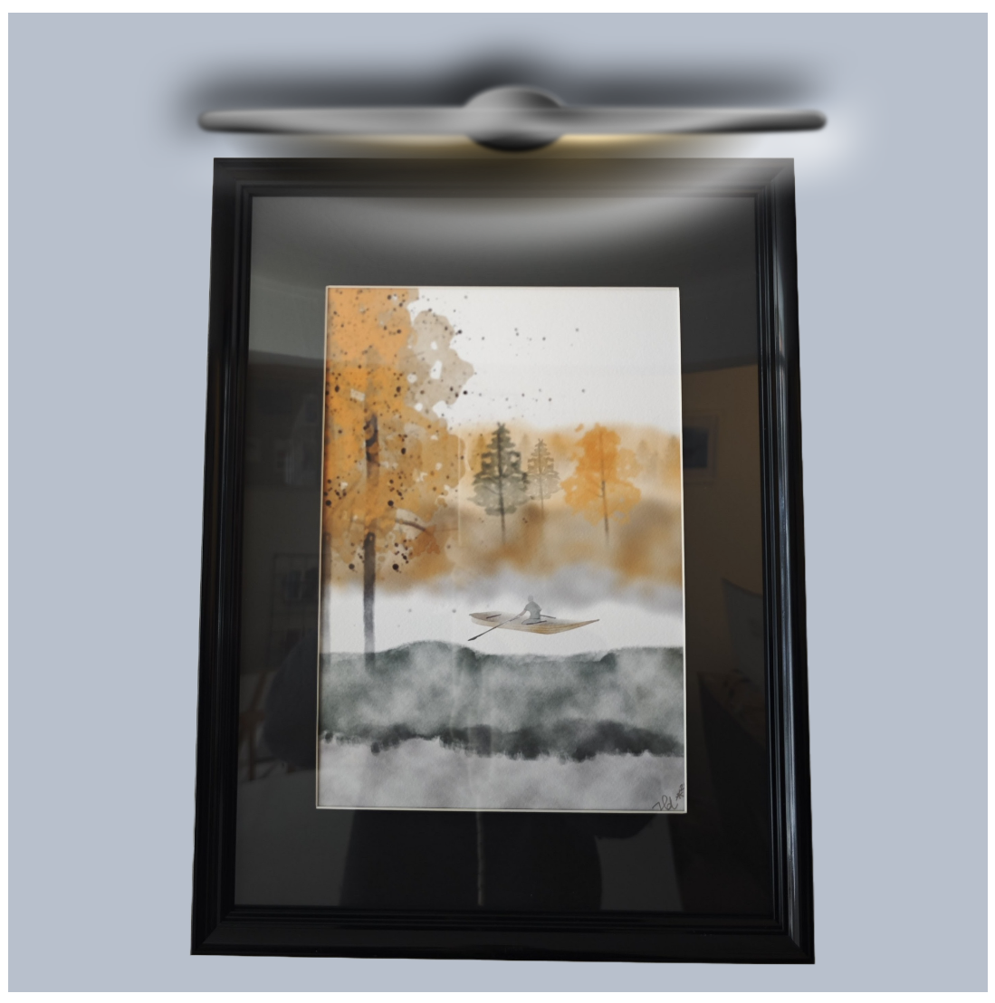 Aquarelle "En fôret"