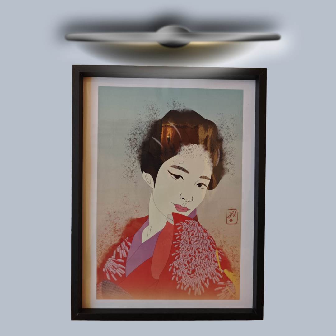 Affiche encadrée d’art japonais