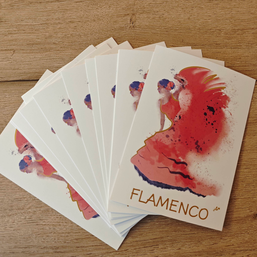 Carte postale Flamenco
