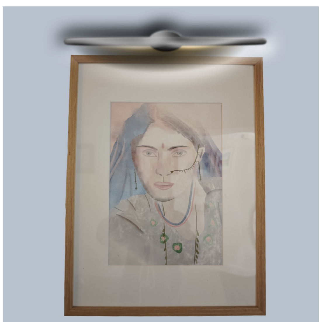 Aquarelle "Indienne"