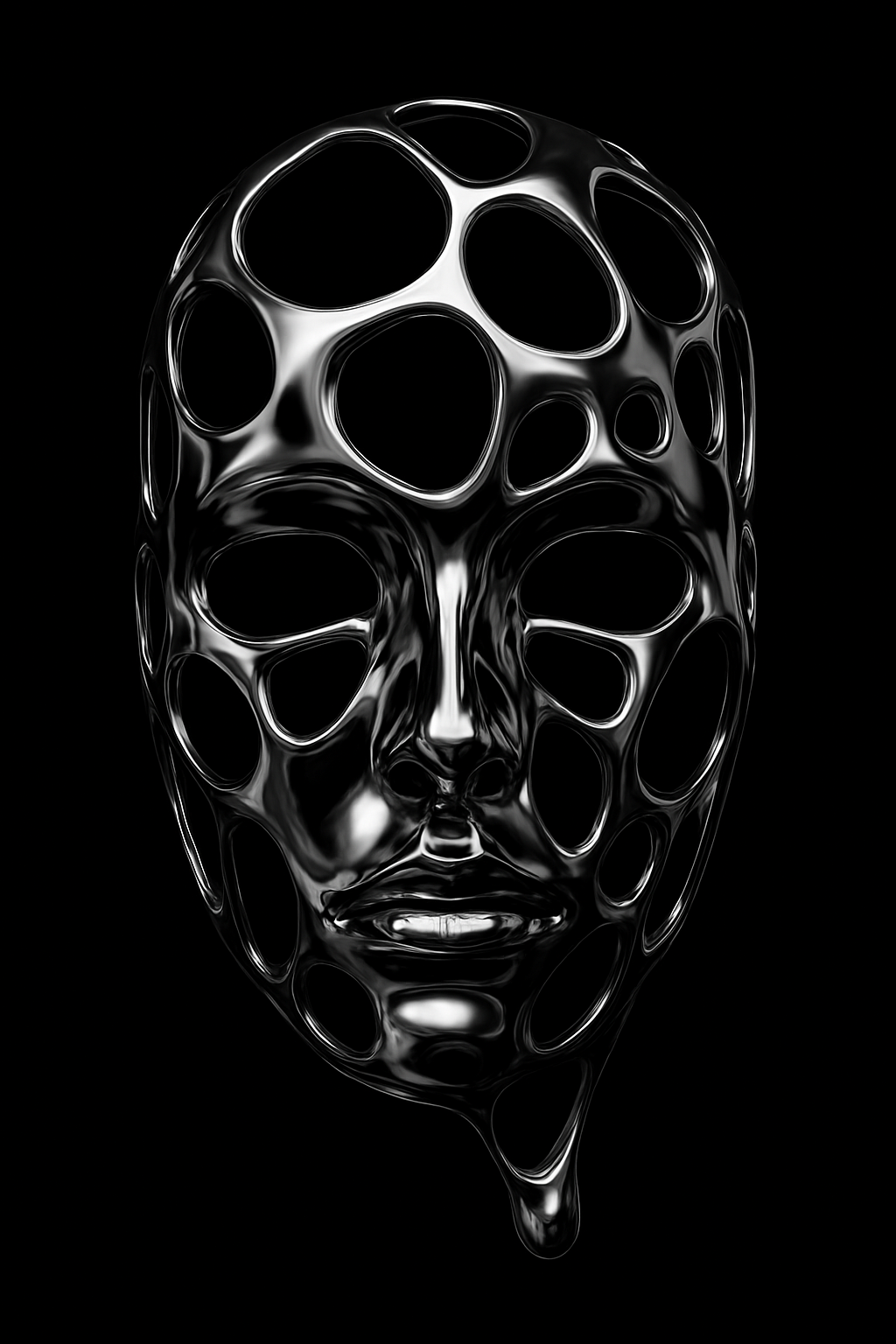 Abstract Metallic Sculpture