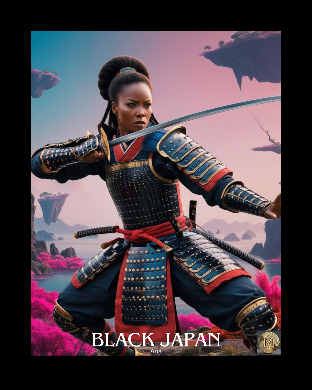 Black Japan Ana Poster | Megami Gold | investment