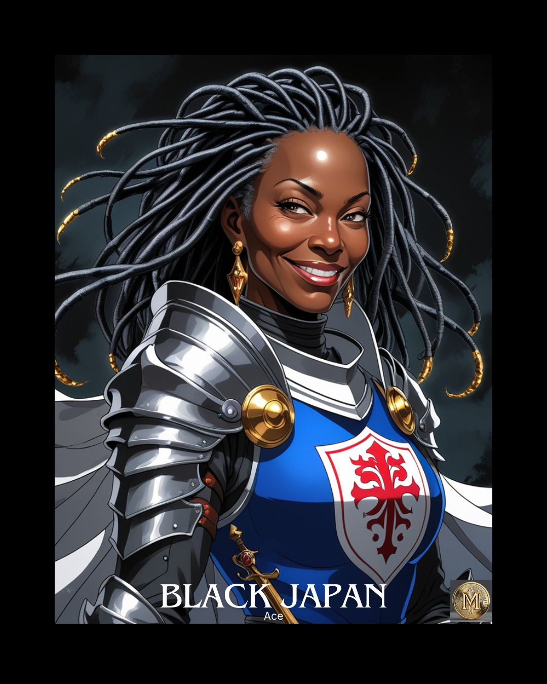 Artistic Card of Warrior Ace | Megami Gold | Investment