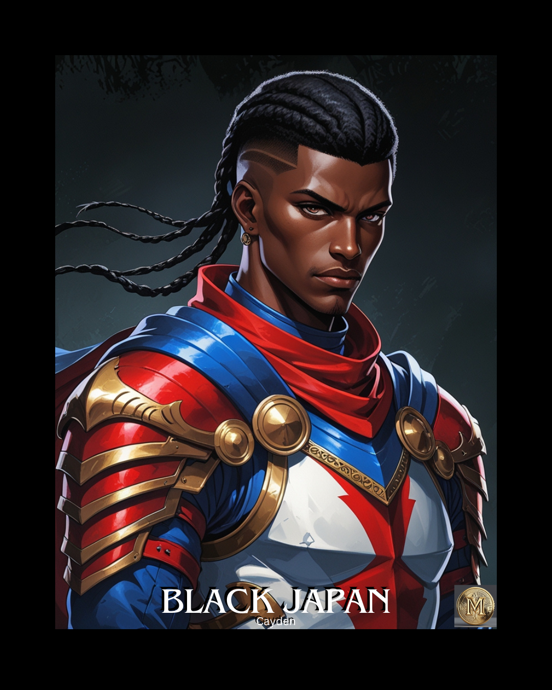 Black Japan Cayden Poster | Megami Gold | Investment