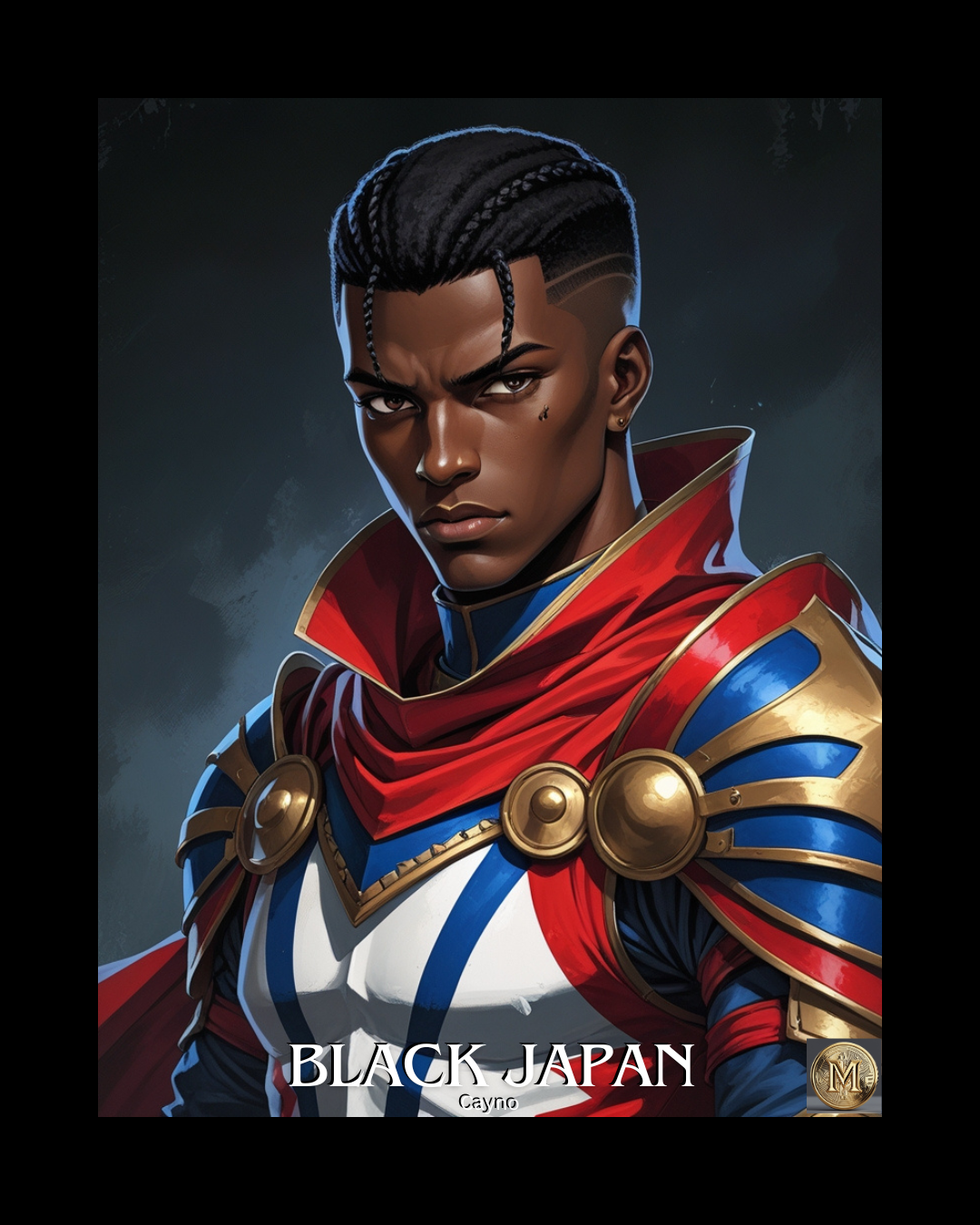 Black Japan Character Cayno | Megami Gold | Investment