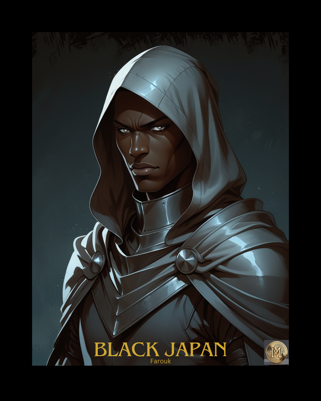 Black Japan Poster Farouk | Megami Gold | Investment