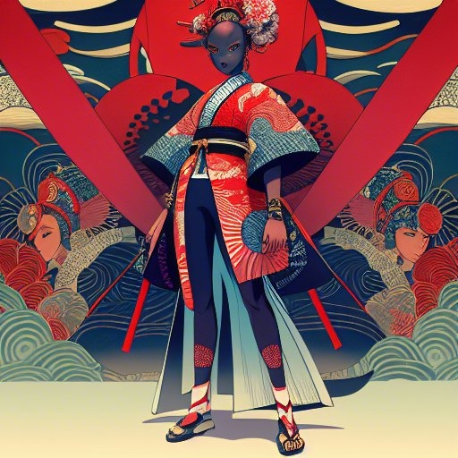 Artistic Figurine Poster