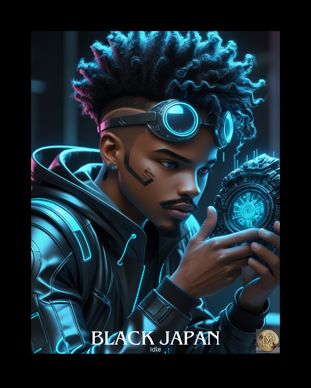Black Japan Poster | Megami Gold | Investment