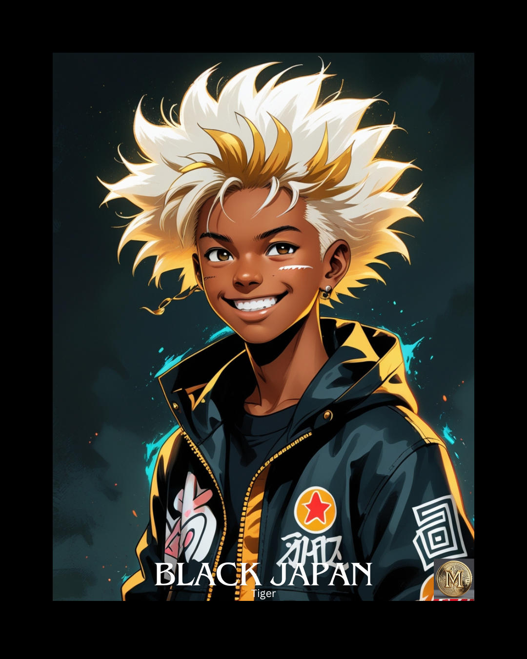 Black Japan Poster