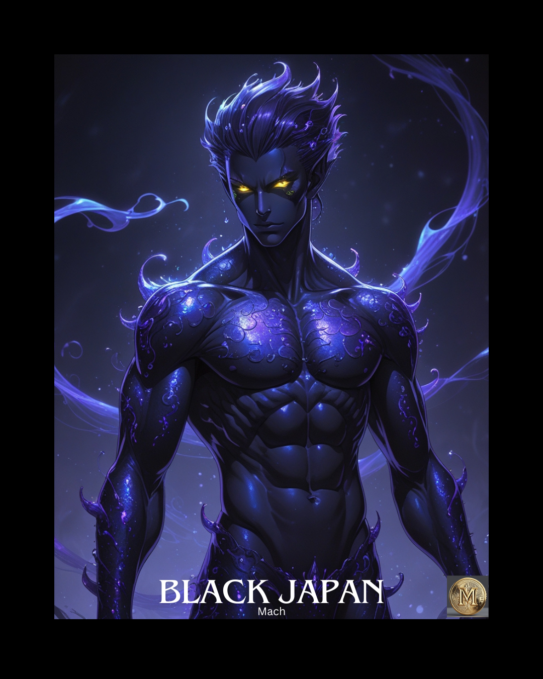 Black Japan Poster