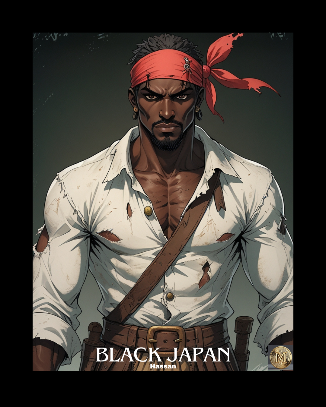 Black Japan Poster