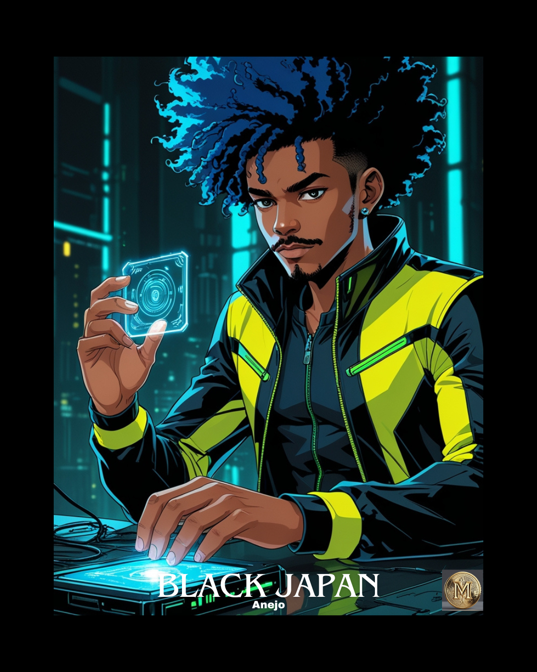 Black Japan Poster