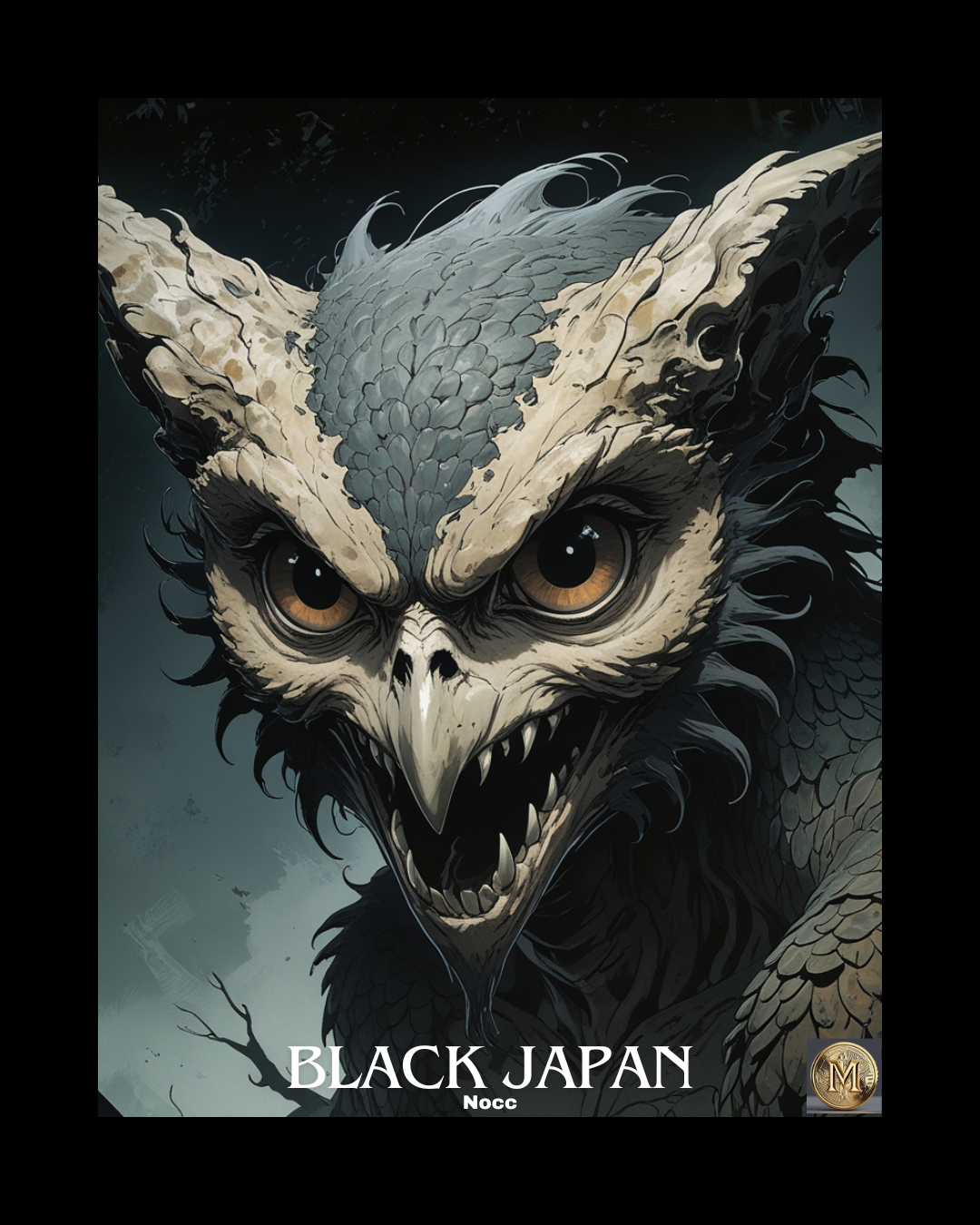 Black Japan Poster