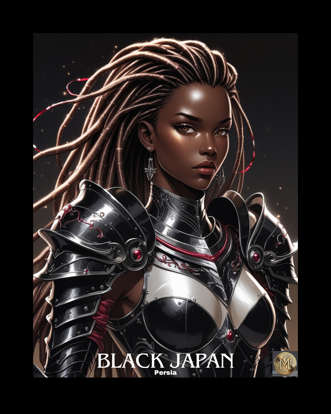BLACK JAPAN Persia Poster