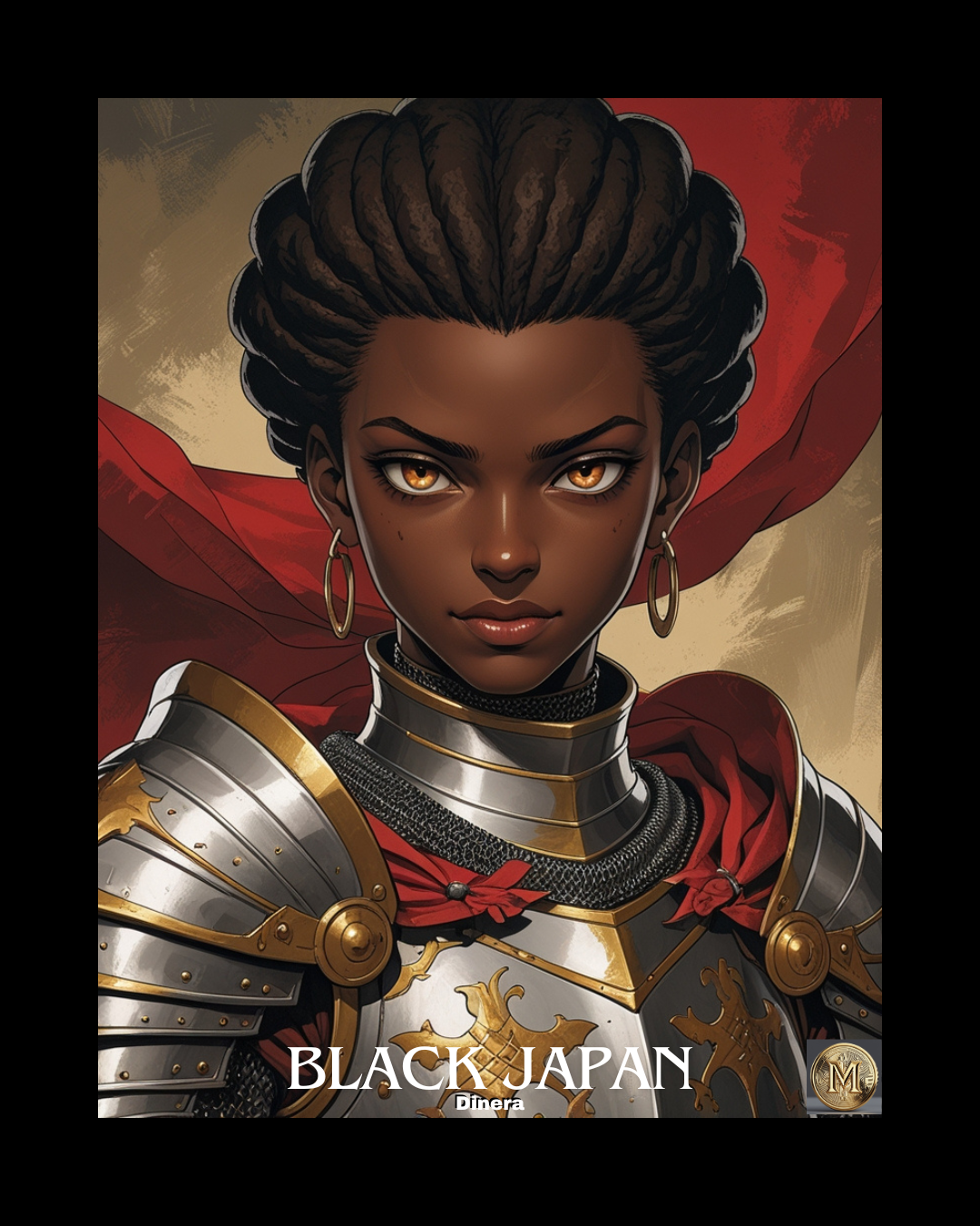 Black Japan Poster