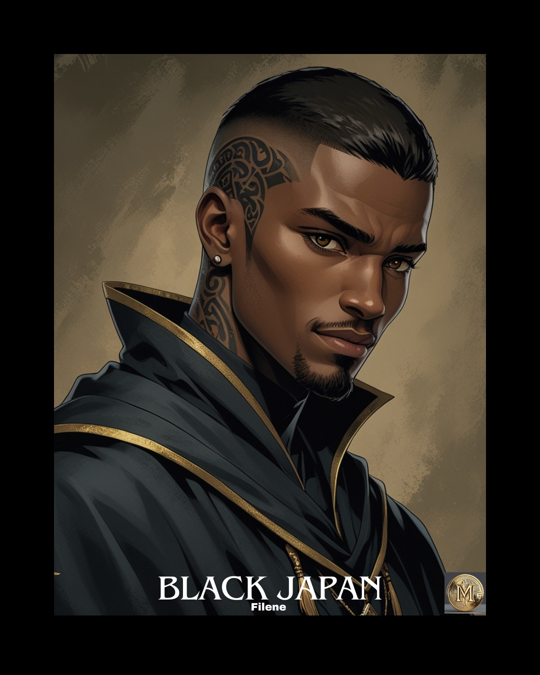 Black Japan Cape