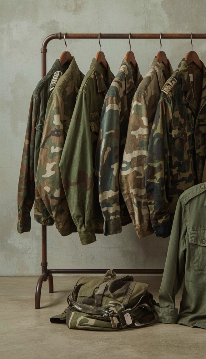 Vintage Camouflage Jackets
