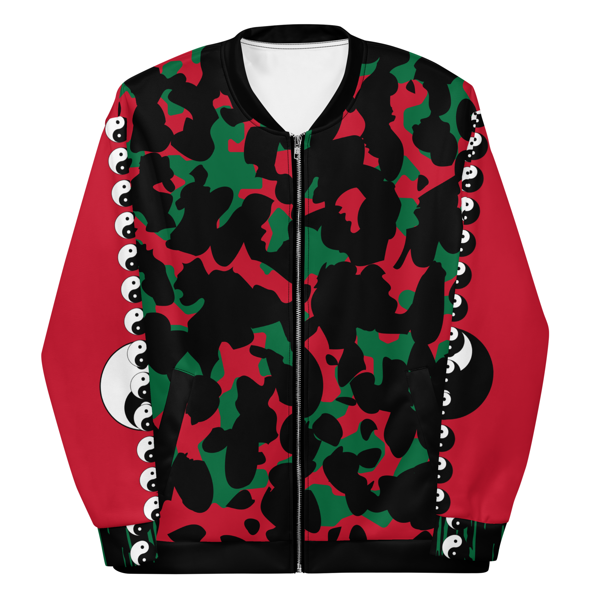 Black Japan Bomber Jacket | Yin Yang