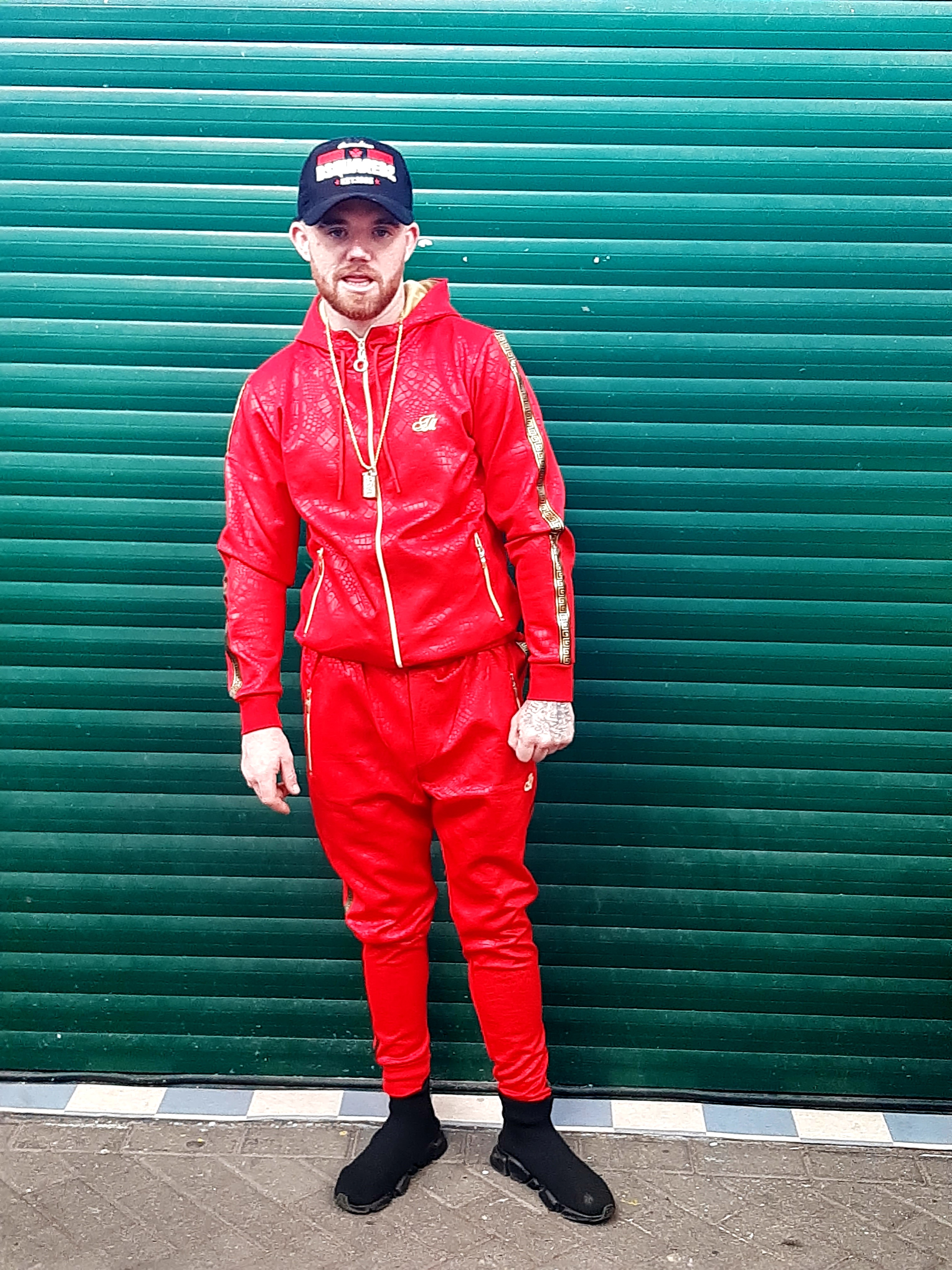 Red Sports Tracksuit