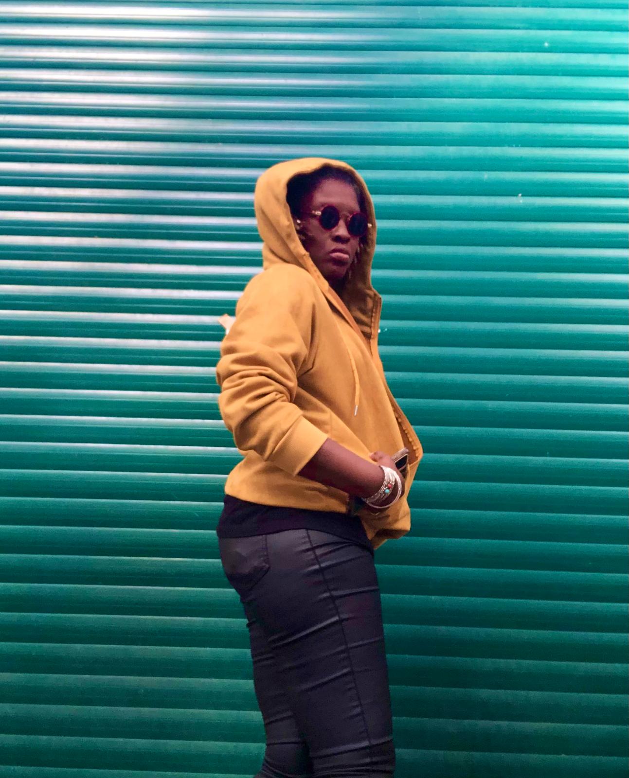 Yellow Hooded Jacket 