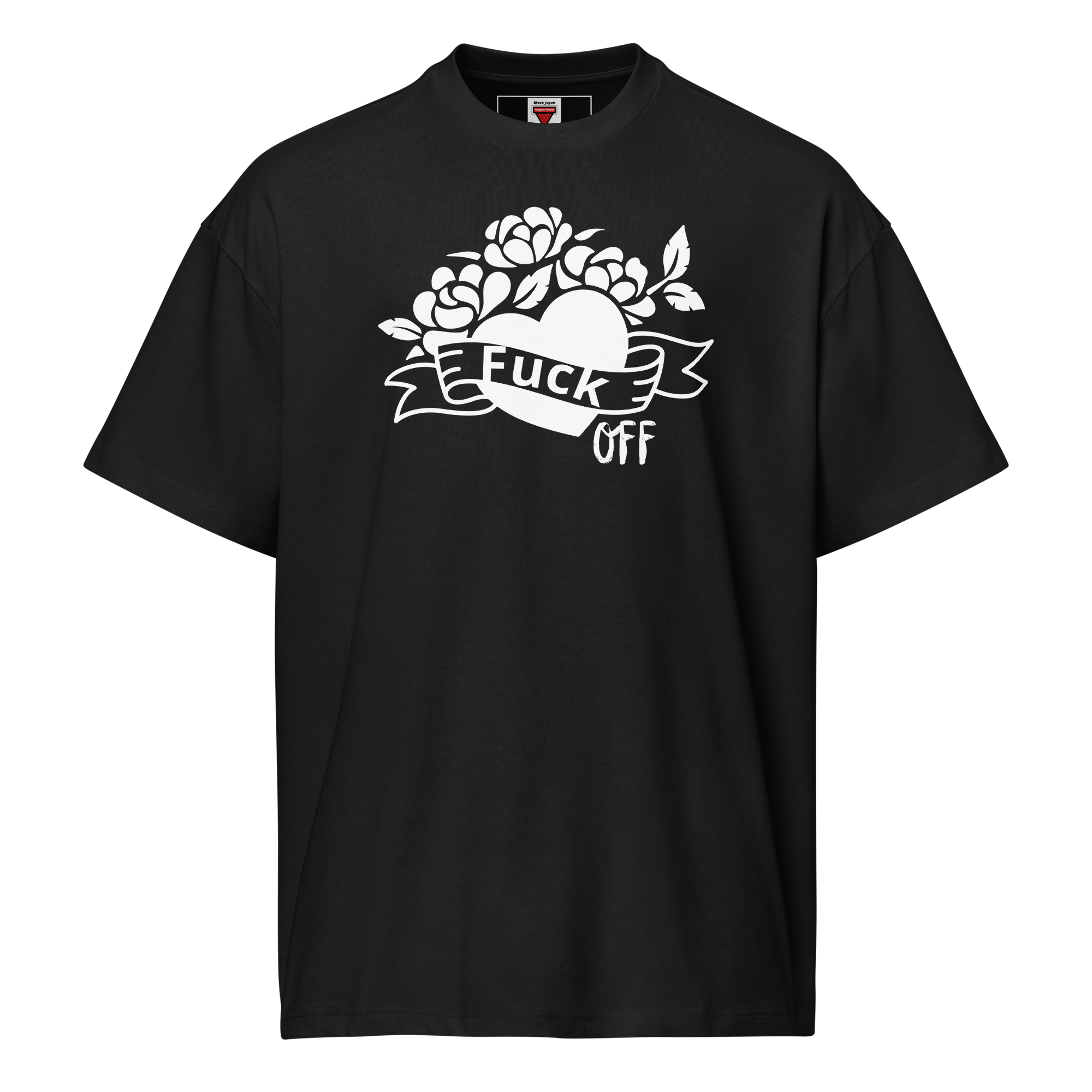 Black Graphic T-Shirt with Bold Statement