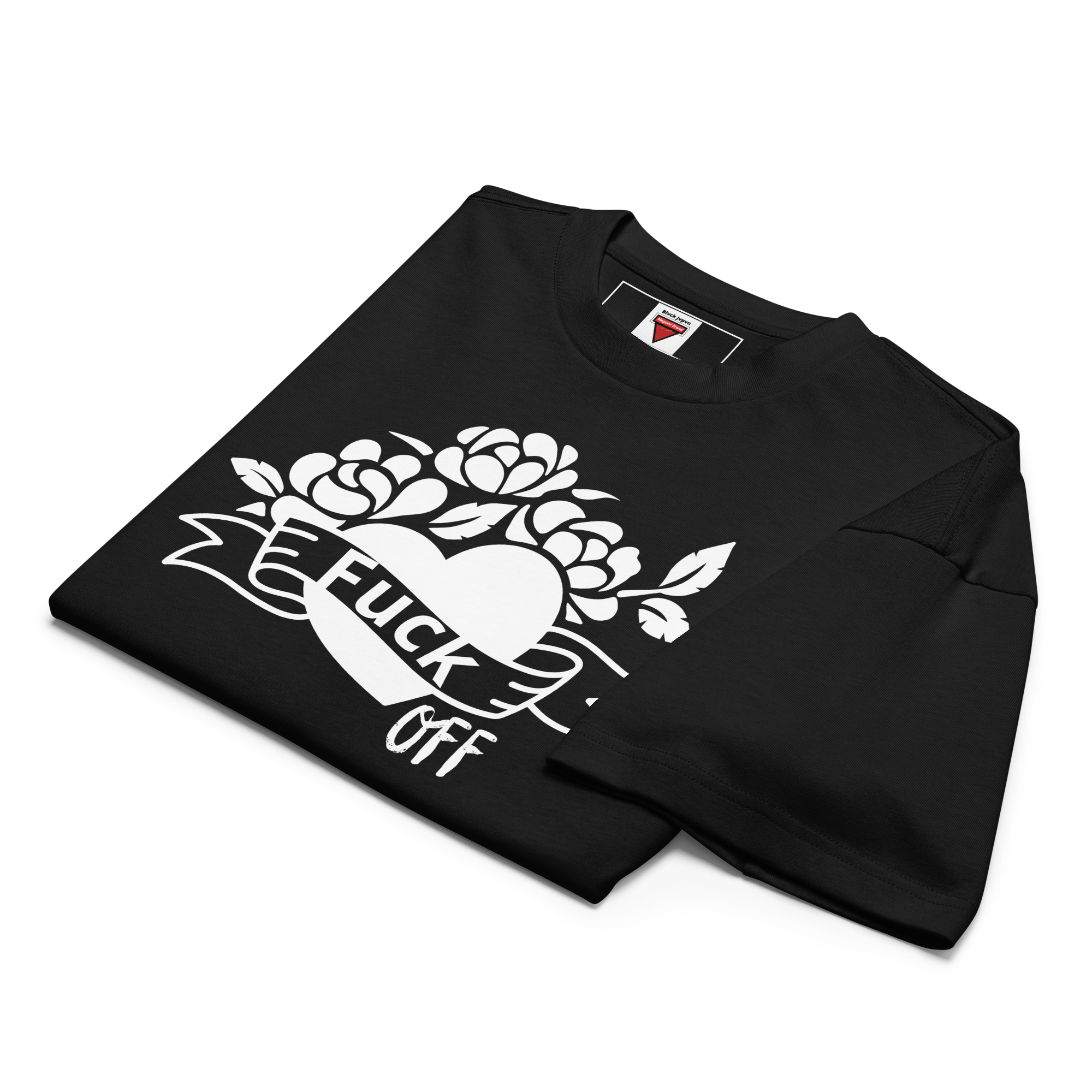 Black Graphic T-Shirt with Bold Statement