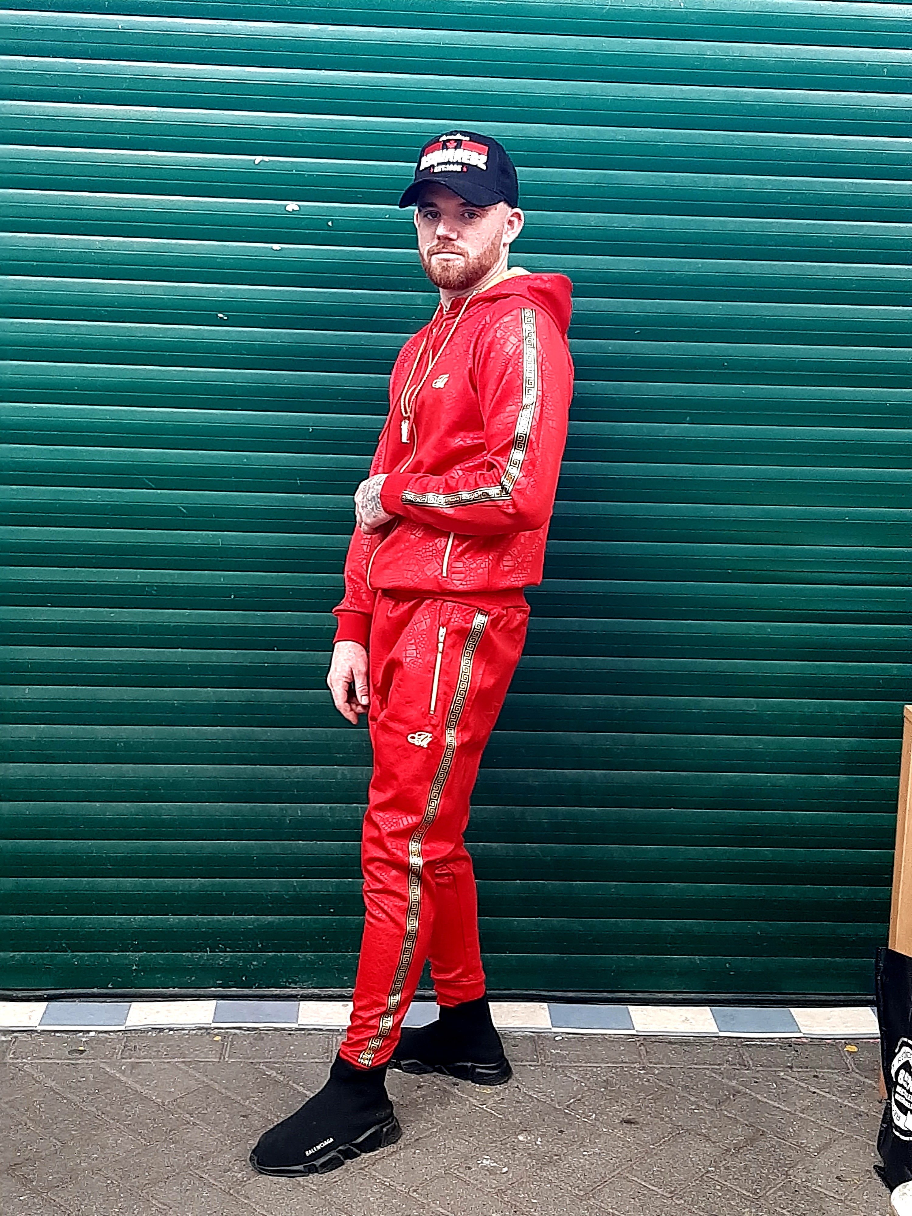 Red Sports Tracksuit
