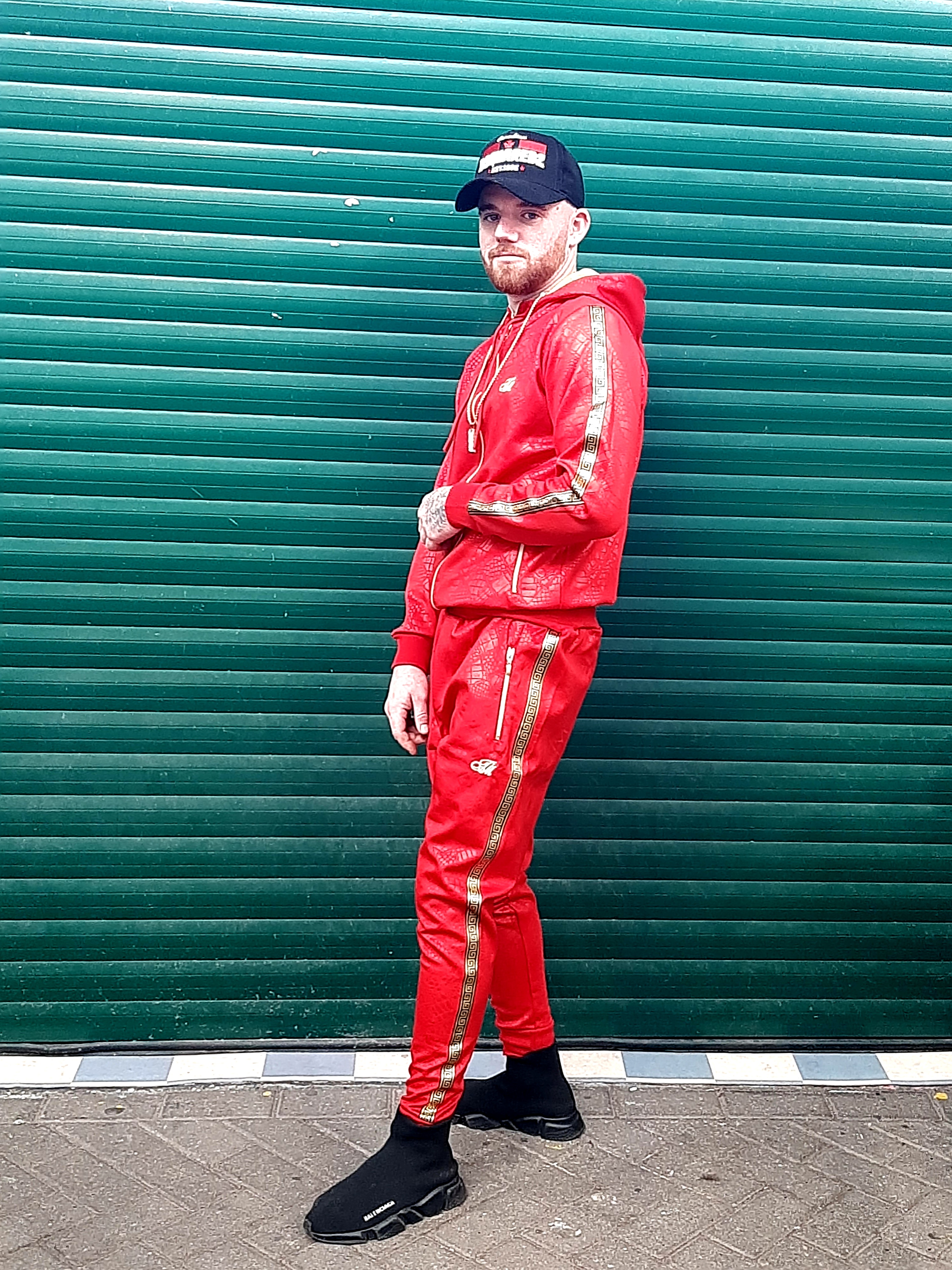 Red Sports Tracksuit