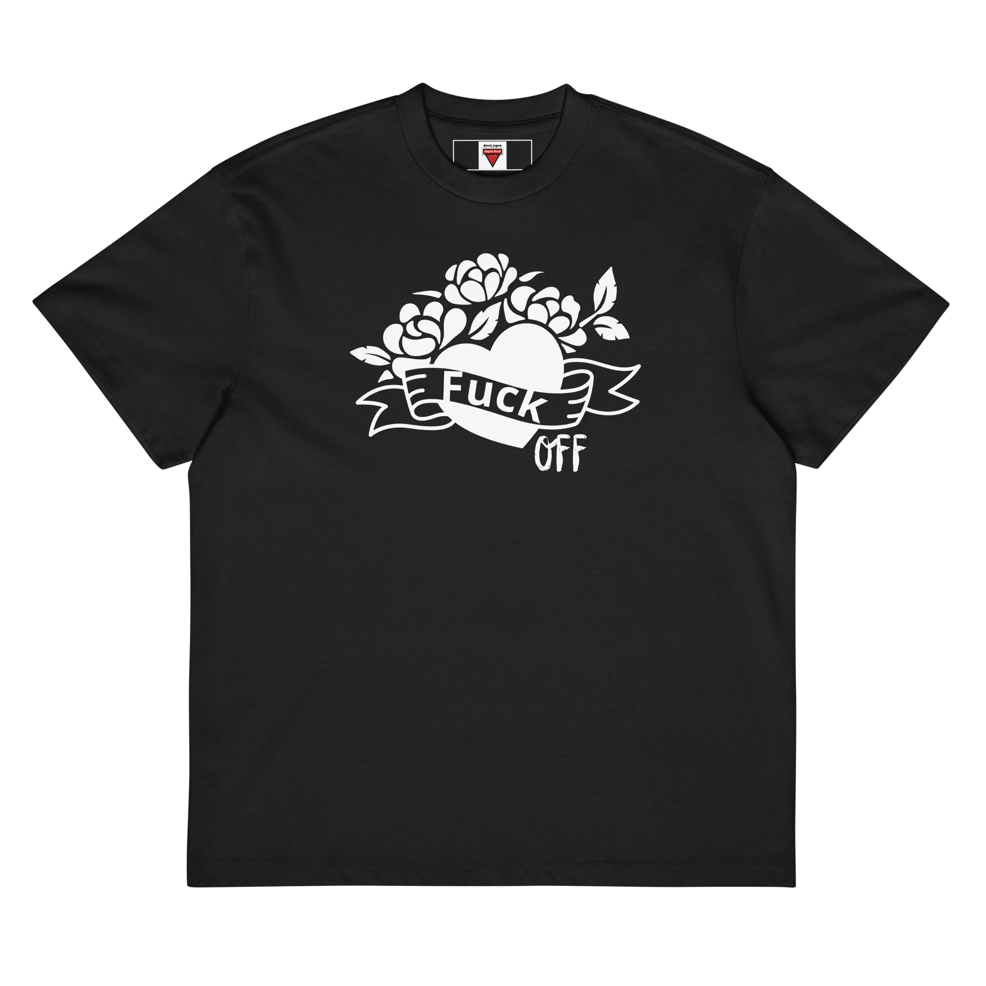 Black Graphic T-Shirt with Bold Statement