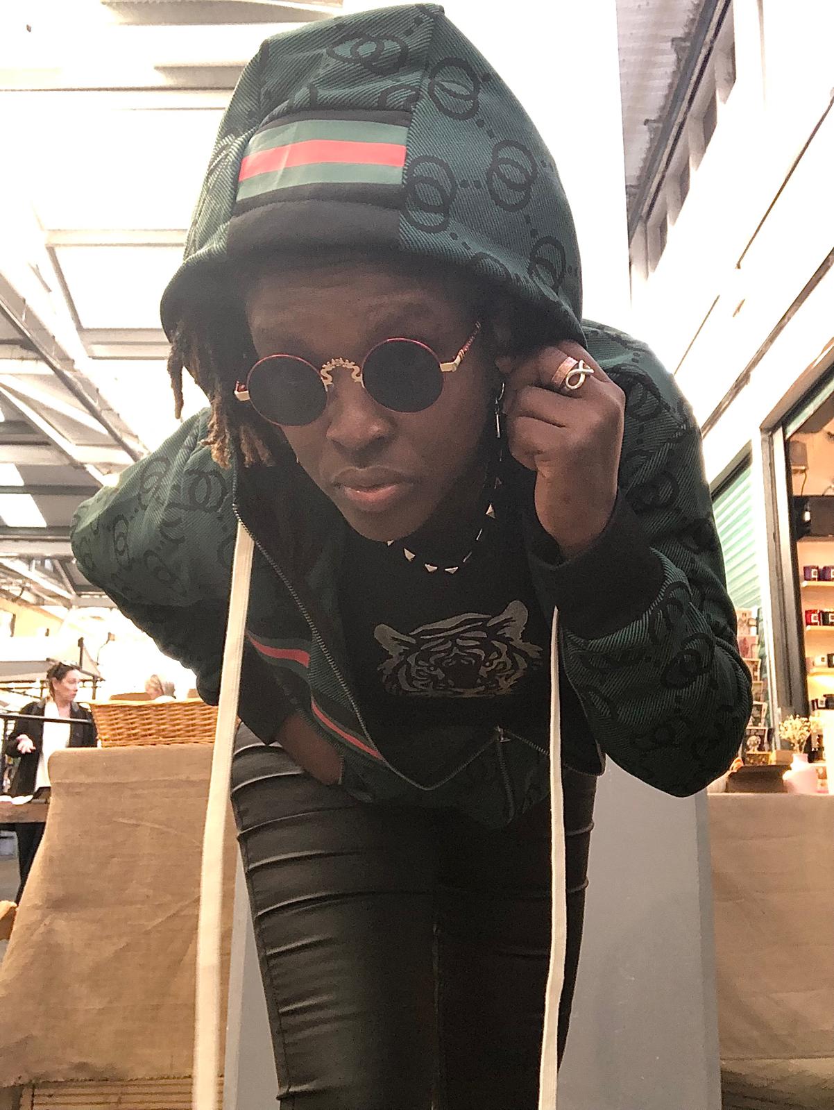 Designer Green Zip-Up Hoodie
