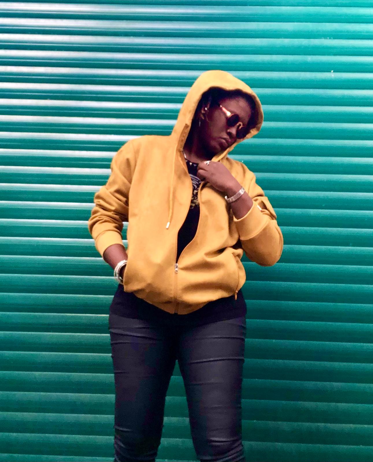 Yellow Hooded Jacket 