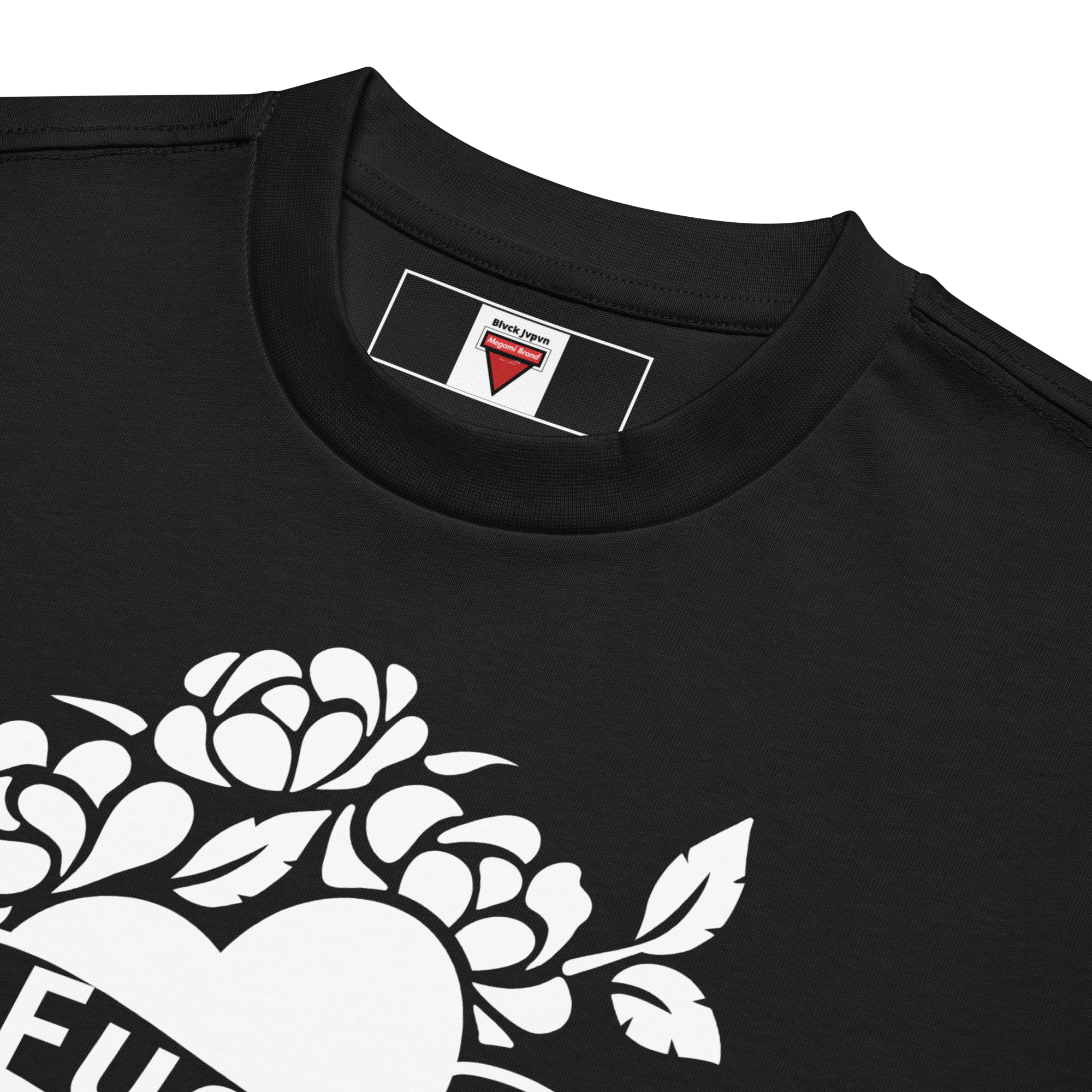 Black Graphic T-Shirt with Bold Statement