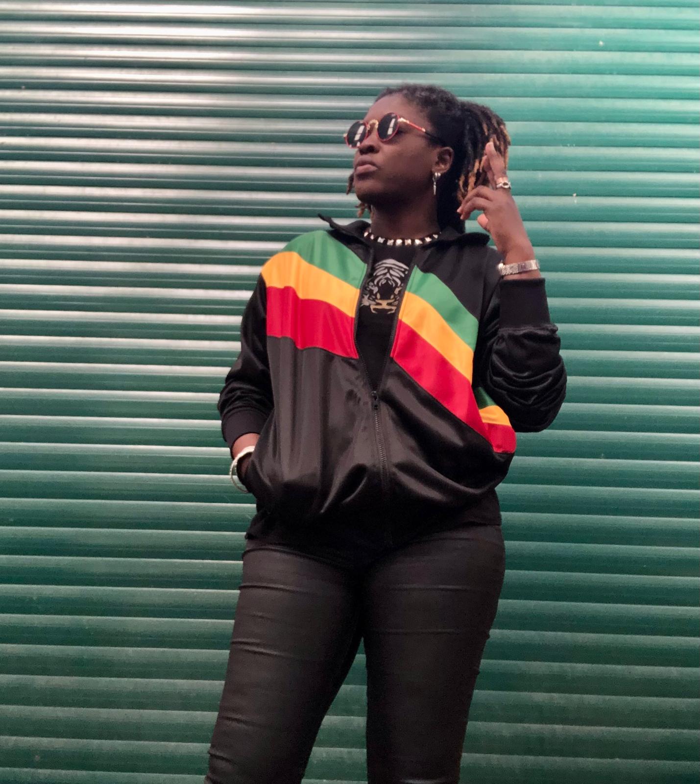 Rasta Color Block Track Jacket