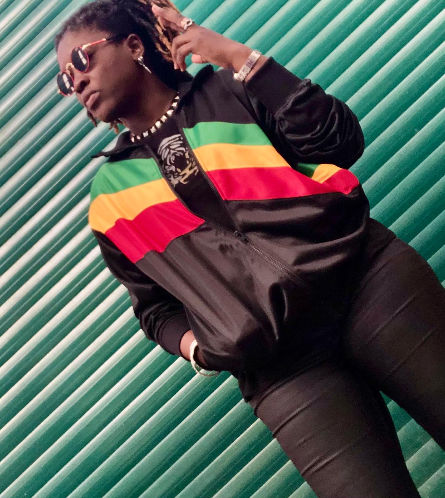 Rasta Color Block Track Jacket