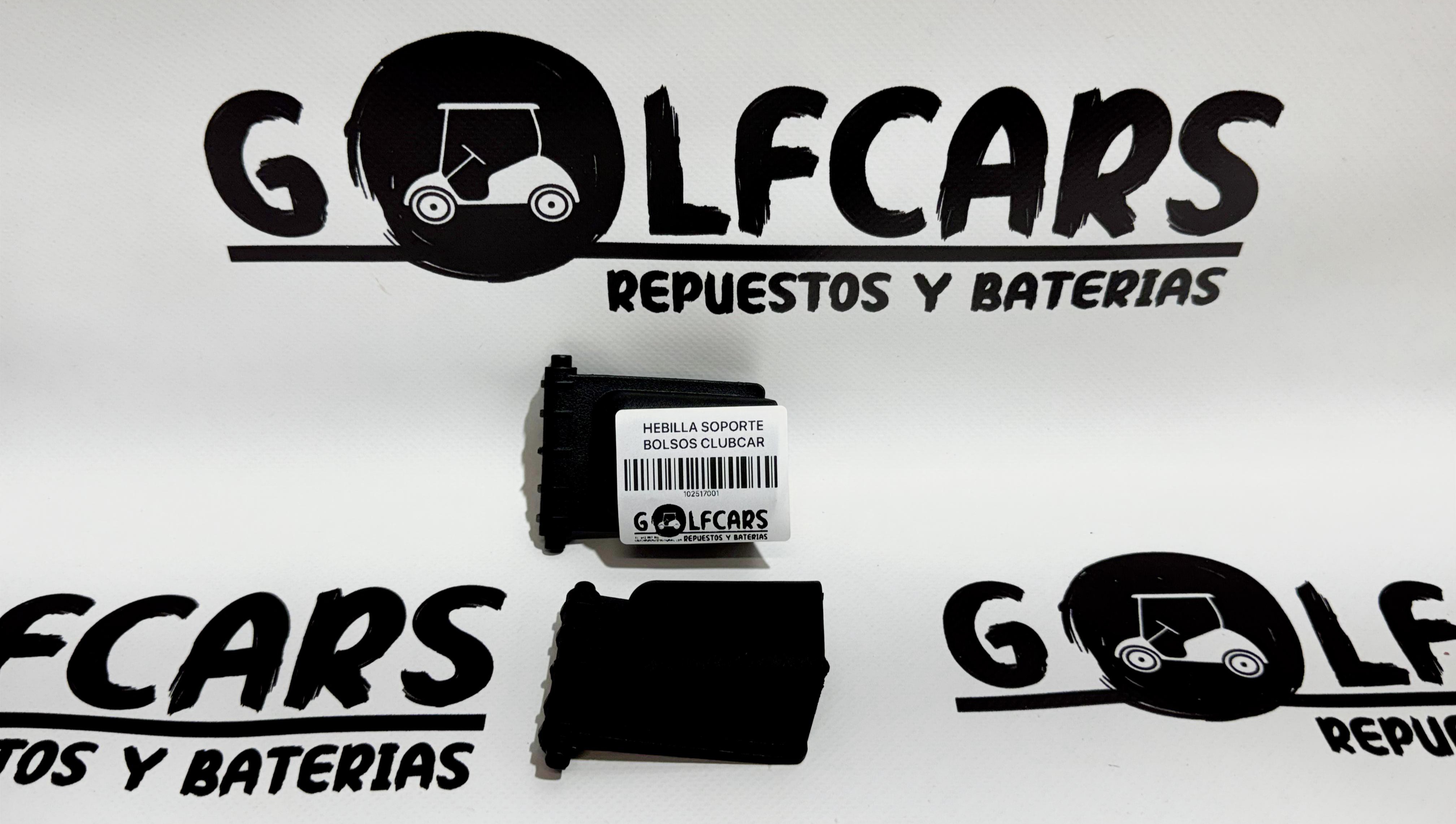 Hebilla para soporte de bolso de golf club car. 102517001