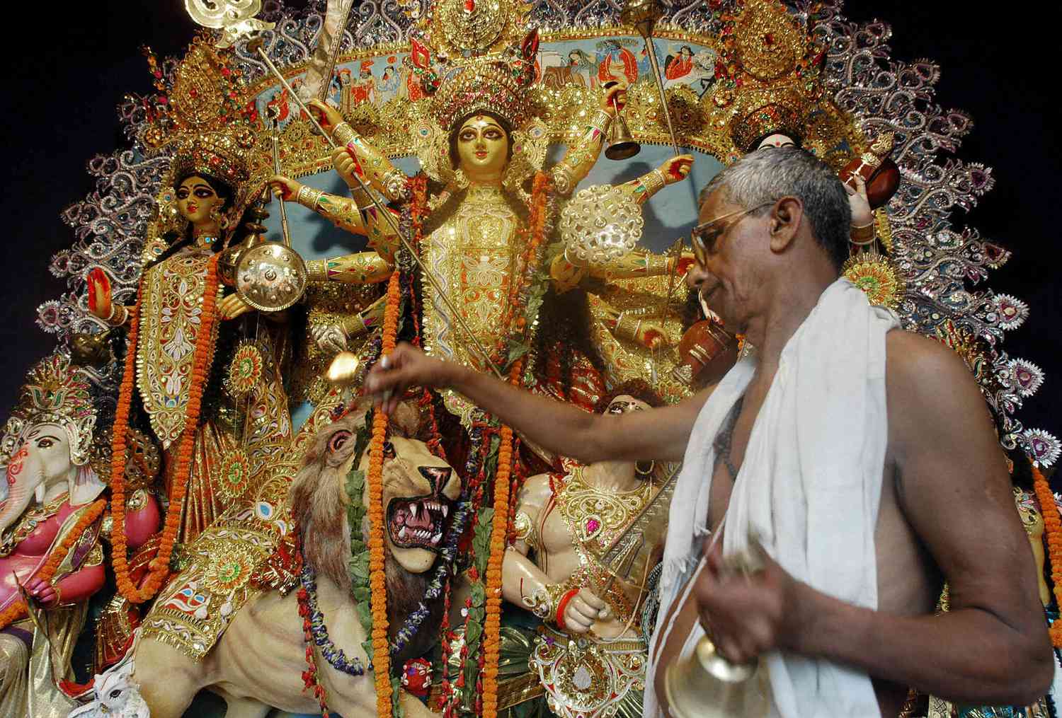 Durga Puja - At Temple Or Home