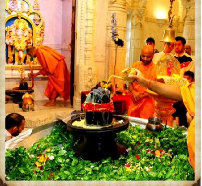Rudra Abhishek - At Temple With Langar Seva