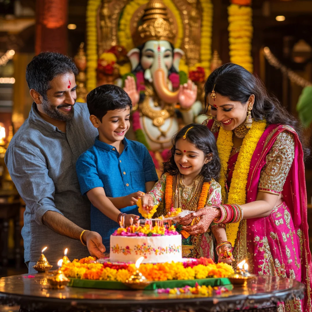 Birthday Pujan - at the Temple With Langar Seva