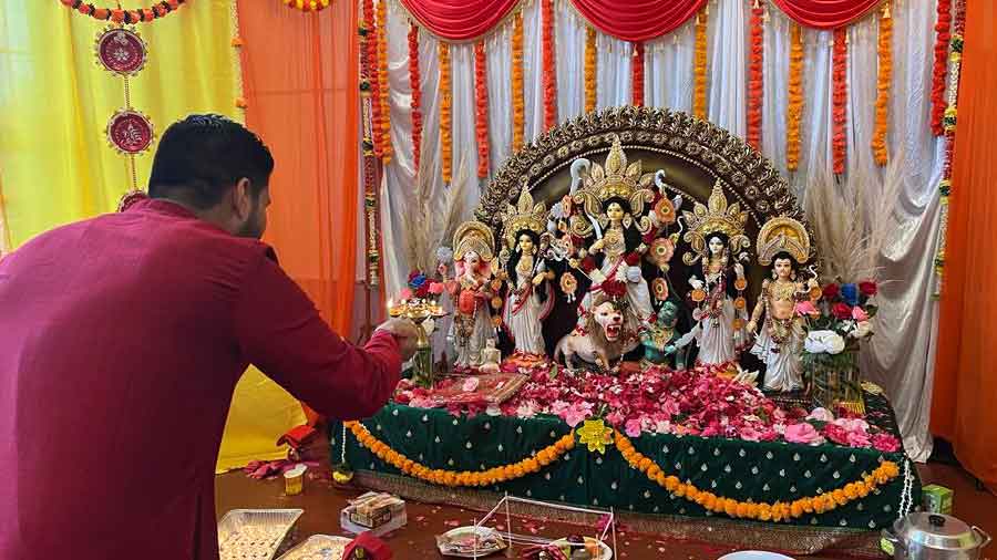 Durga Puja - At Temple Or Home