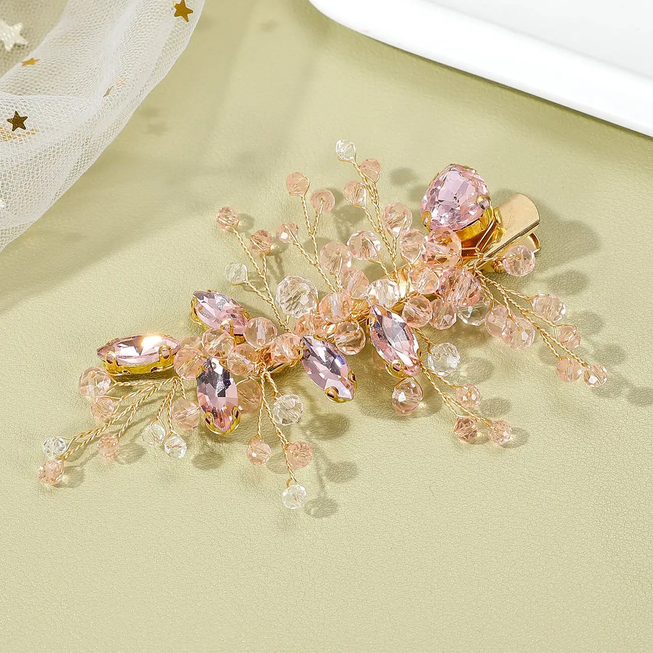 Elegant Floral Hair Clip