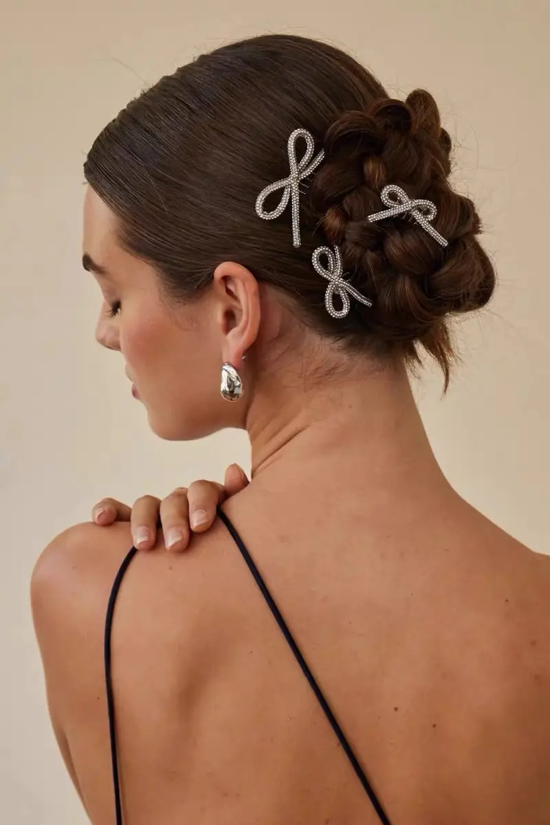 Elegant Bow Hair Combs